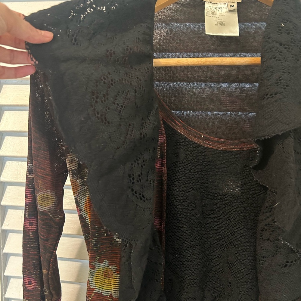Fuzzi set of 2 pieces . Cardigan and top - Picture 9 of 13